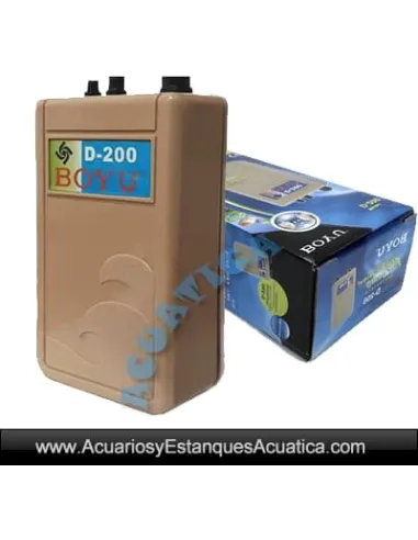 OXIGENADOR PARA PECES A PILAS BOYU D-200