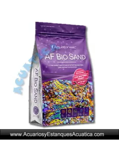 ARENA VIVA PARA ACUARIO MARINO AQUAFOREST BIO SAND 7.5KG