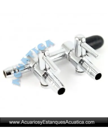 LLAVE DOBLE METALICA REGULADOR AIRE BOYU