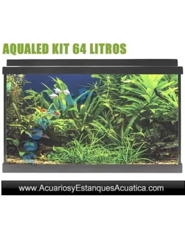 ACUARIO DULCE AQUALED 64 LITROS