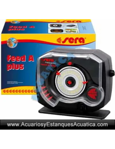 COMEDERO DISPENSADOR COMIDA PECES SERA FEED