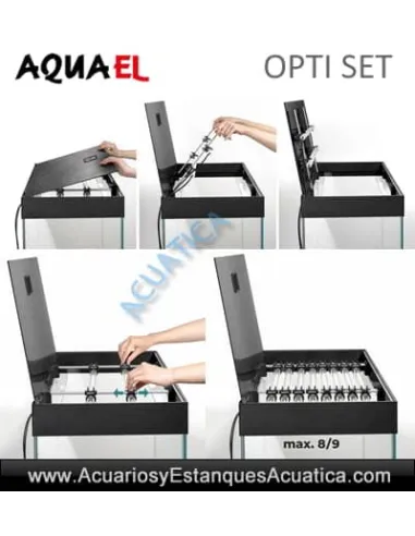 AQUAEL OPTI SET 125 KIT ACUARIO DULCE CON MESA