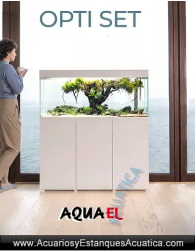 ACUARIO CON MESA AQUAEL OPTI SET 240 LITROS