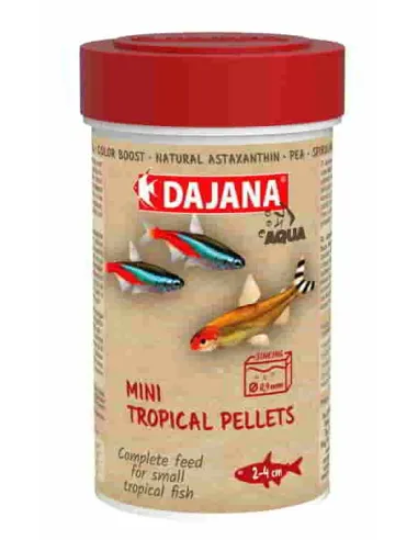 ALIMENTO PARA PEQUEÑOS PECES DAJANA MINI GRANULES