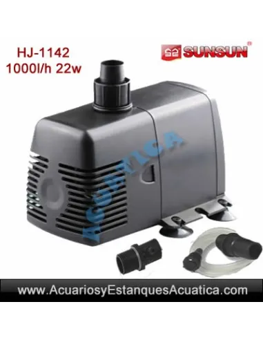 SUNSUN HJ-1142 BOMBA DE AGUA 1000L/H 22W ACUARIOS