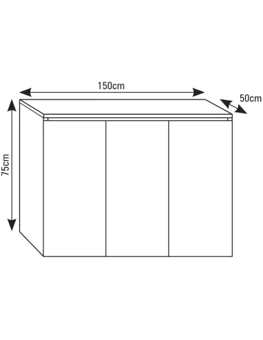 MESA PARA ACUARIOS 150CM