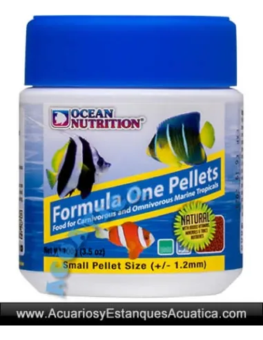 OCEAN NUTRITION FORMULA ONE BOLITAS COMIDA PARA PECES MARINOS