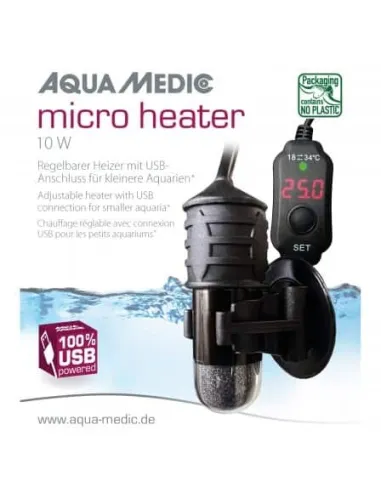 Calentador Nano acuarios Aquamedic Micro heater 10w