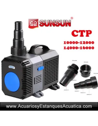 ▶️Lo + economico y fiable! SunSun CTP SuperEco Bomba Acuarios y Estanques