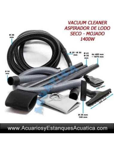 VACUUM CLEANER ASPIRADOR LODOS ESTANQUES PISCINAS