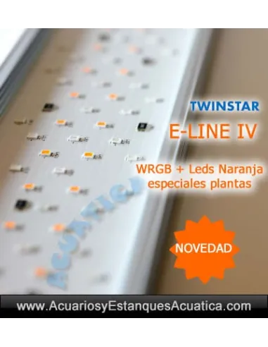 TWINSTAR IV EA PANTALLA LED ACUARIOS PLANTADOS