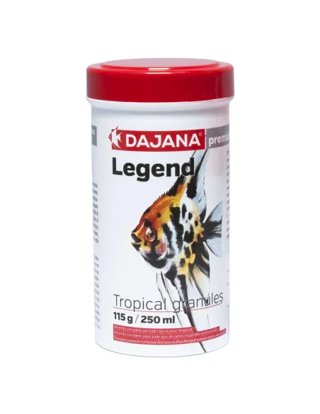 Gránulos para peces tropicales Legend de DAJANA 250ML