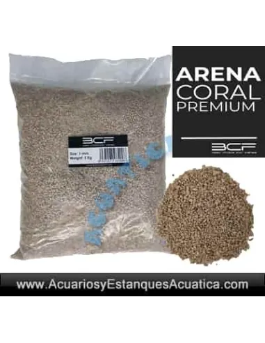 ARENA DE CORAL BCF Premium ACUARIOS MARINOS