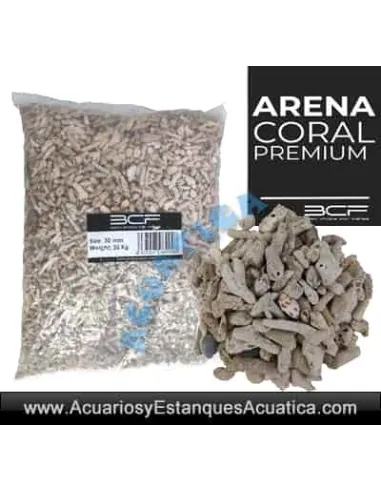 ARENA DE CORAL BCF Premium ACUARIOS MARINOS