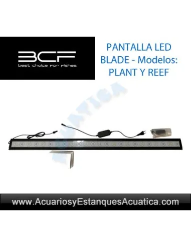 LUZ LED PARA ACUARIOS BARATAS BCF BLADE REEF MARINO