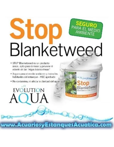 TRATAMIENTO ANTI ALGAS FILAMENTOSAS STOP BLANKETWEED ESTANQUES