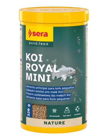 Alimento para Peces Estanque Sera Koi Royal Nature Mini