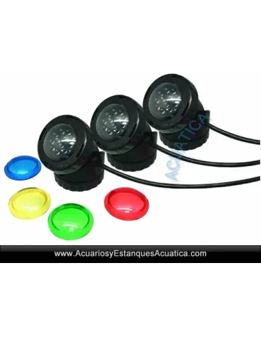 Luces para Estanques Biotop Garden 12 Leds x 3