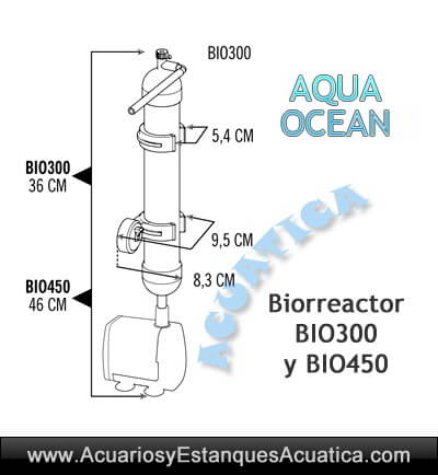 reactor-biorreactor-acuario-marino-resina-carbon-con-bomba-aqua-ocean-bio300-bio450-medidas