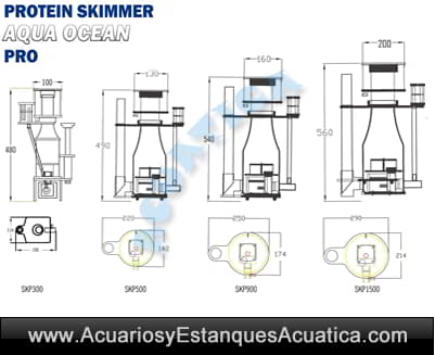 skimmer-para-acuario-marino-200-litros--ica-aqua-ocean-pro-separador-de-urea-sump-acuario-marino-medidas