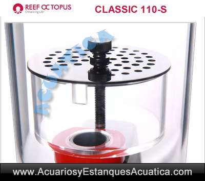 skimmer-acuario-reef-octopus-Classic-110-S-espumador-urea-marino-sump-detalle-copa-burbujas