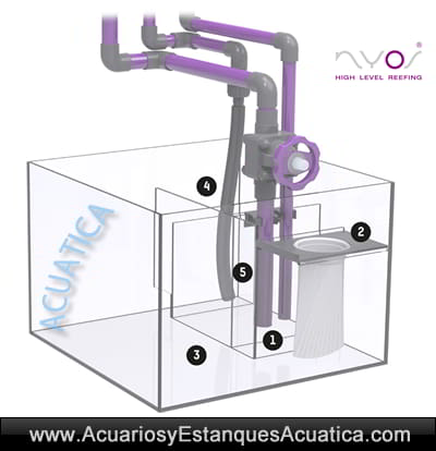 sump-acuario-marino-nyos-slim-pro-line-detalles-sumidero