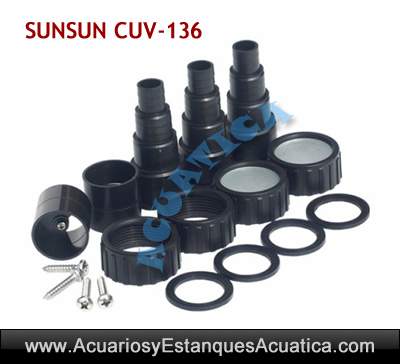 GERMICIDA-UV-SUNSUN-CUV-136-ELIMINA-ALGAS-AGUA-VERDE-boquillas