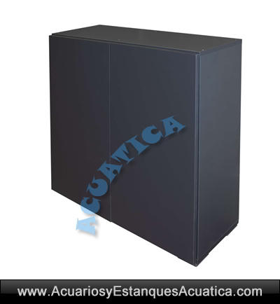 mesa-mueble-acuario-M80G-aqualux-aqualed-pro-pecera-kit-gris-antracita-oscuro