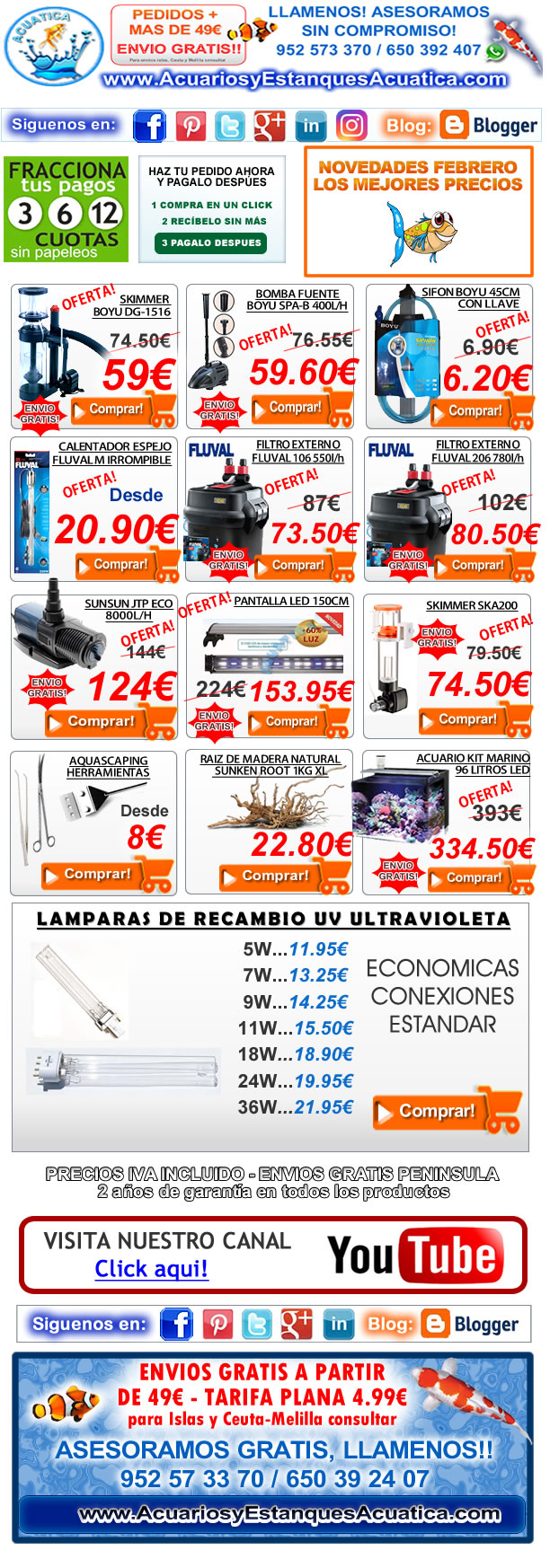[TodoMarino.com] Novedades y ofertas Febrero!